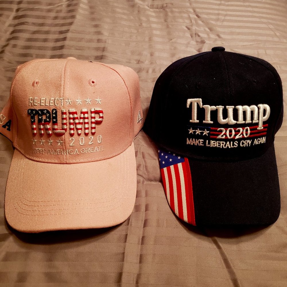 NWT Lot of 2 Patriotic Baseball Caps 2020
